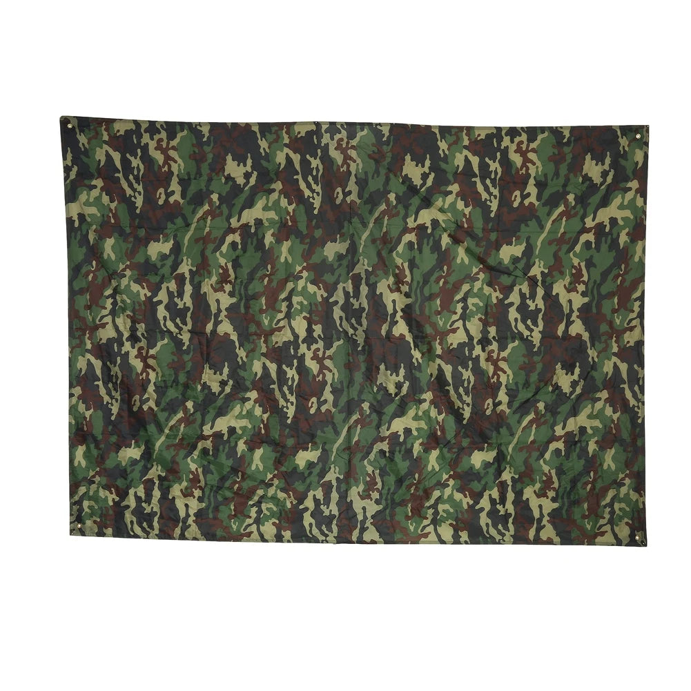 Camouflage Shelter Tourist Awning Canopy Tarp Tent Waterproof