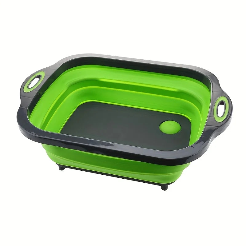Portable Space Saving Basin with Built-in Sink