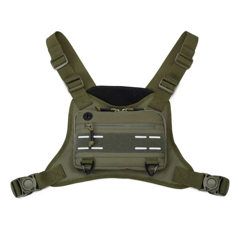 Tactical Vest Chest Bag Camping Backpack