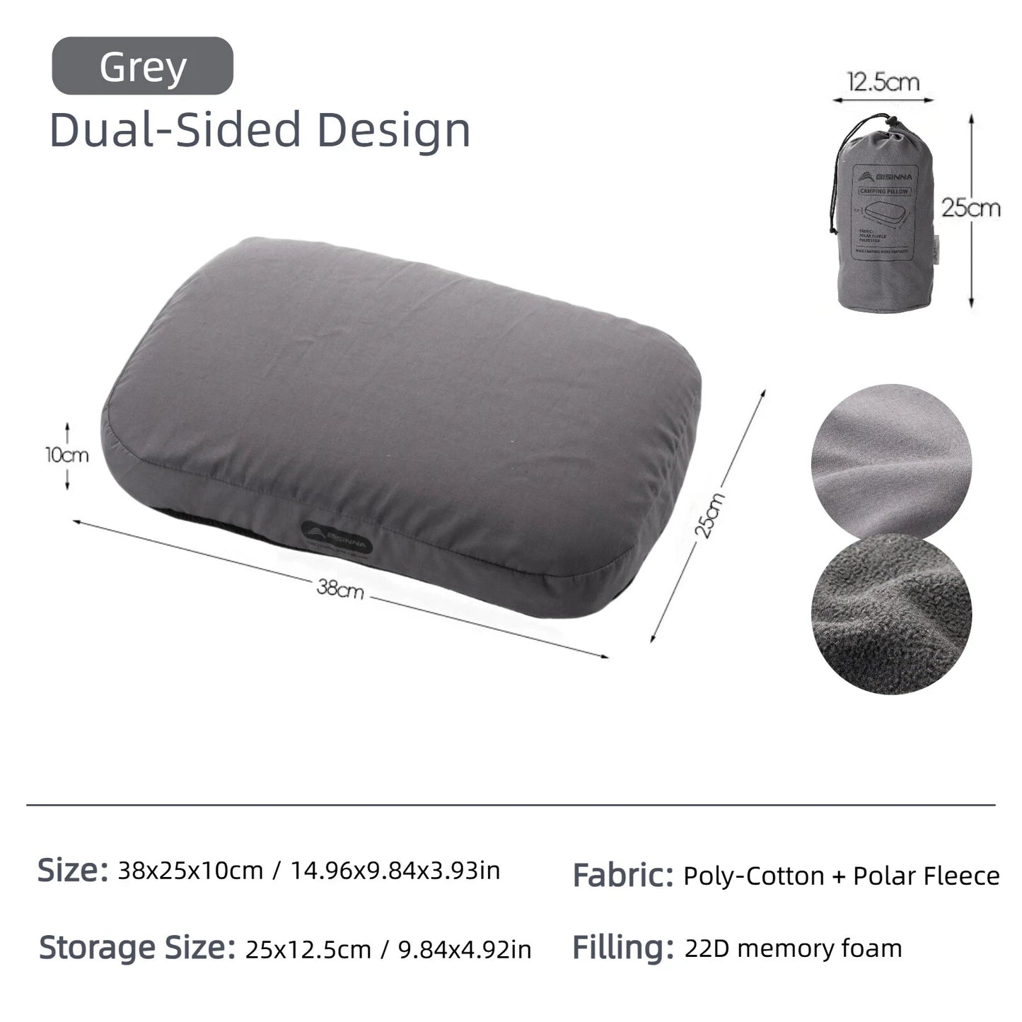 1pcs Memory Foam Pillow