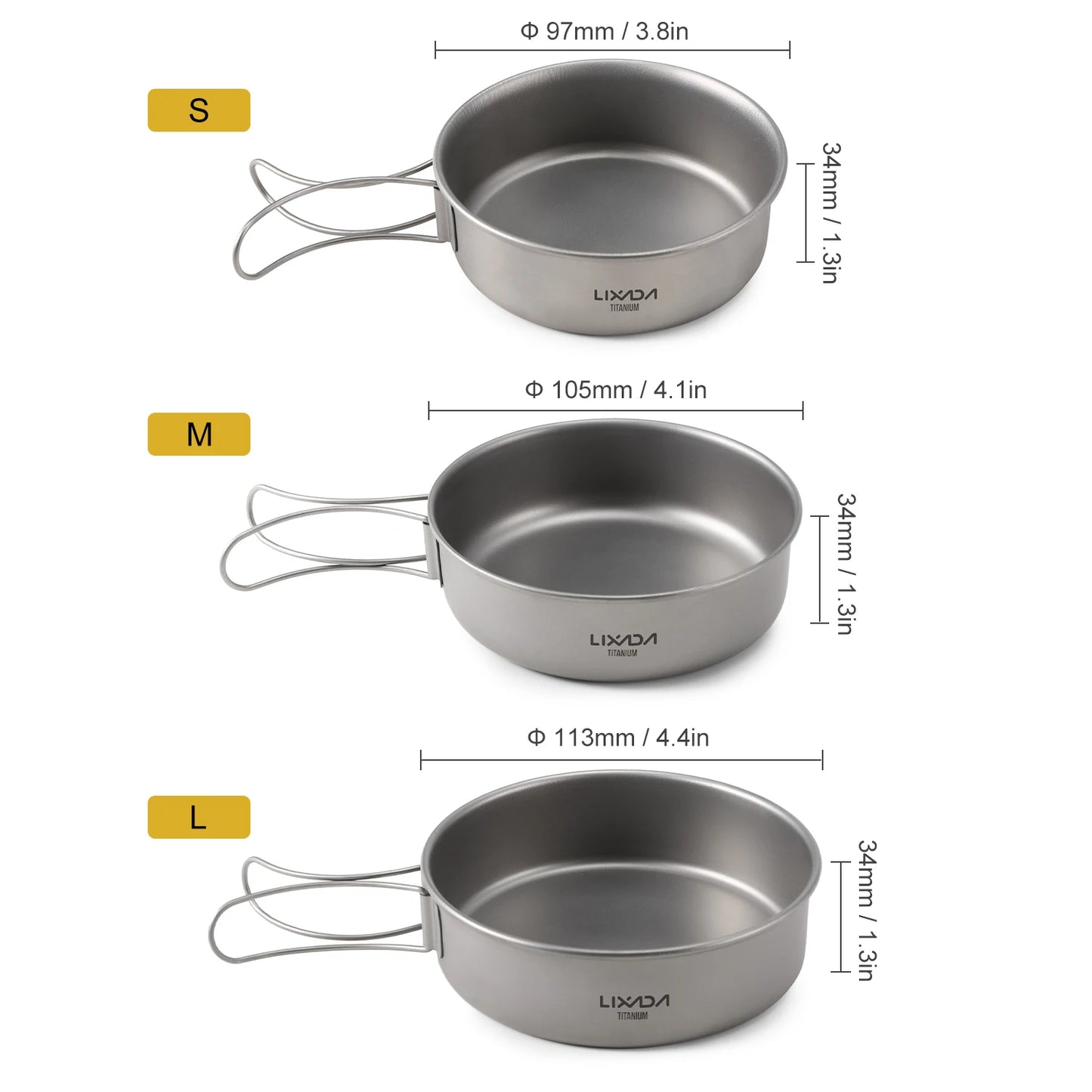 Titanium Bowls Ultralight Titanium