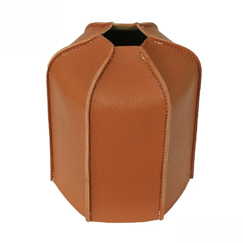 Gas Tank Protective Case PU Leather Fuel Cylinder Portable Camping Gas Covers