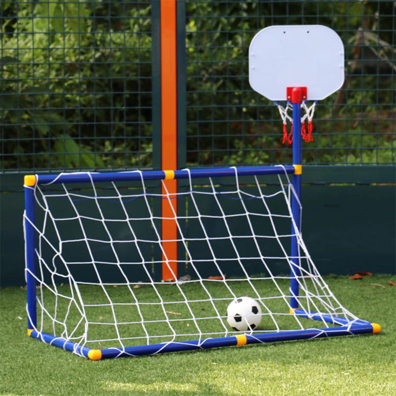 Outdoor Sports Kids Children Basketball Hoop Football Goal
