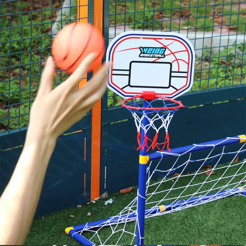 Outdoor Sports Kids Children Basketball Hoop Football Goal