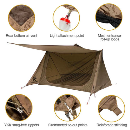 Ultralight Shelter Baker Style Camping Tent