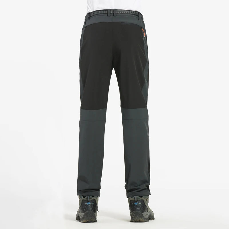 Thick Warm Fleece Hiking Pants Men