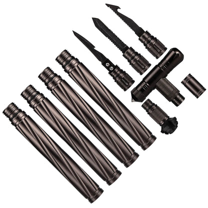Outdoor Camp Hiking Tool Self Defense Sticks Pole Home Car Multifunctional Survival Kit Climbing Emergency Equipment