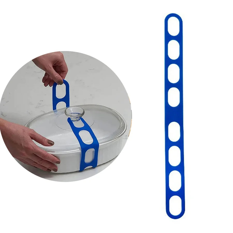 Silicone Lid Strap Reusable Universal Lid Fixing Belt