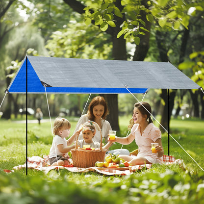 Large Tarpaulin Waterproof Camping Tent Tarp