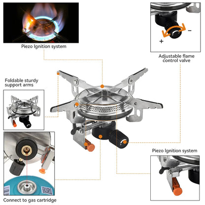 Windproof Camping Gas Stove