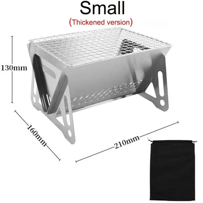 Mini Barbecue Grill Picnic Charcoal Camping Tools