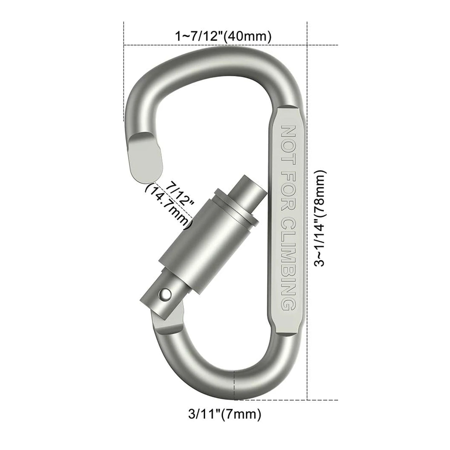 4-6PCS Carabiner Set