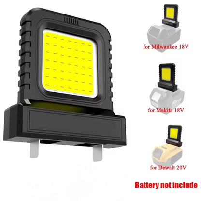 High Luminosity Cordless LED Work Light18V-21V Battery