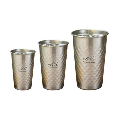 Outdoor Stainless Steel Cup Set Camping Cup 4/6/8PCS Camping