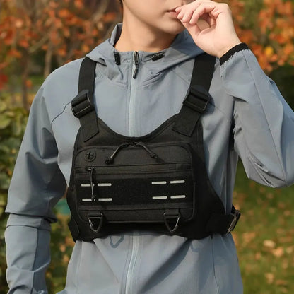 Outdoor Chest Bag For Men Front Rig Pouch