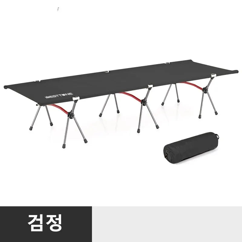 Camping Cot Portable Folding Bed Ultralight Aluminum Alloy