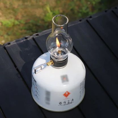 Camping Lamp Portable Gas Candle Light