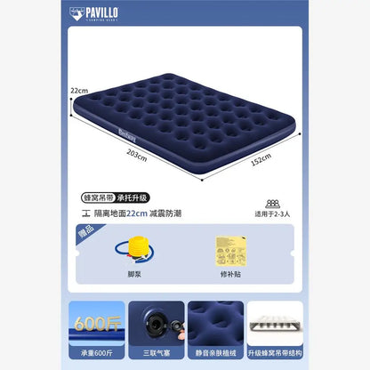 Camping King Size Portable Outdoor Inflatable Bed