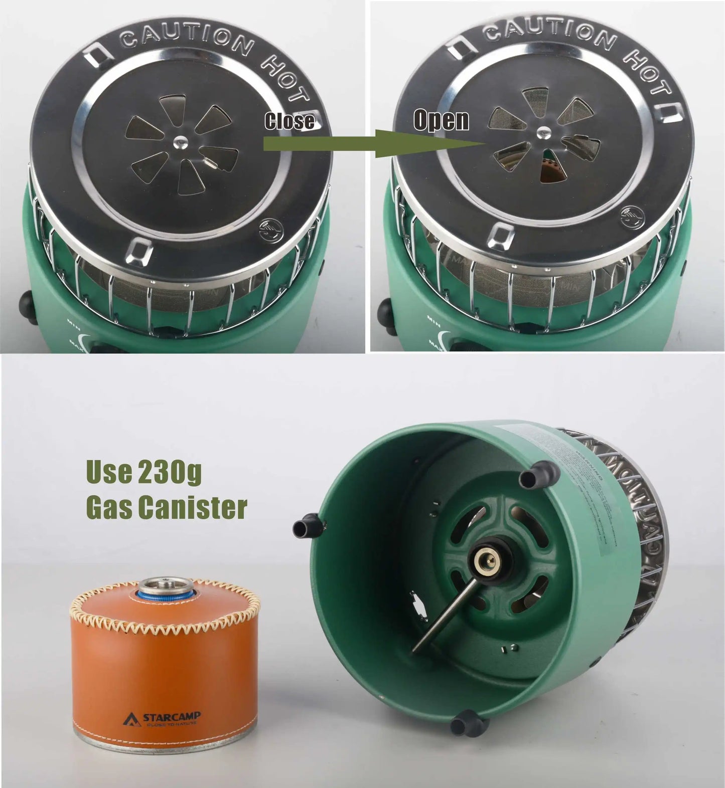 Portable Outdoor Camping Gas Heater & Stove