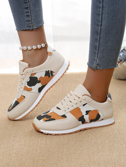 Low Cut Leopard Print Sports and Leisure Shoes for Women