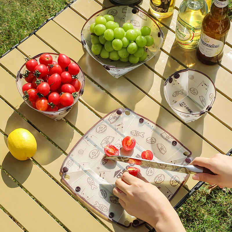 Outdoor Folding Lightweight Tableware