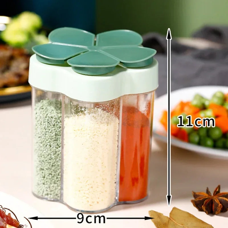 Transparent Camping Spice Jar with Lids, 1PC