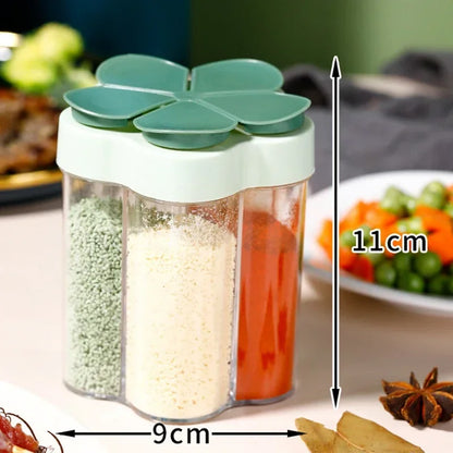 Transparent Camping Spice Jar with Lids, 1PC