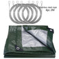 Large Waterproof Heavy Duty 5x4m/3x2m Tarp Rain Cover