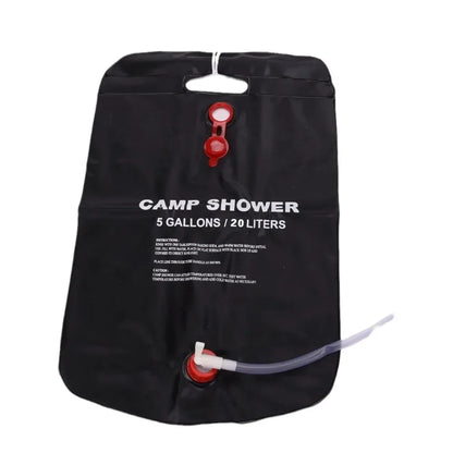 Large Capacity 20L Outdoor Shower Bag Solar Powered Heating for Camping