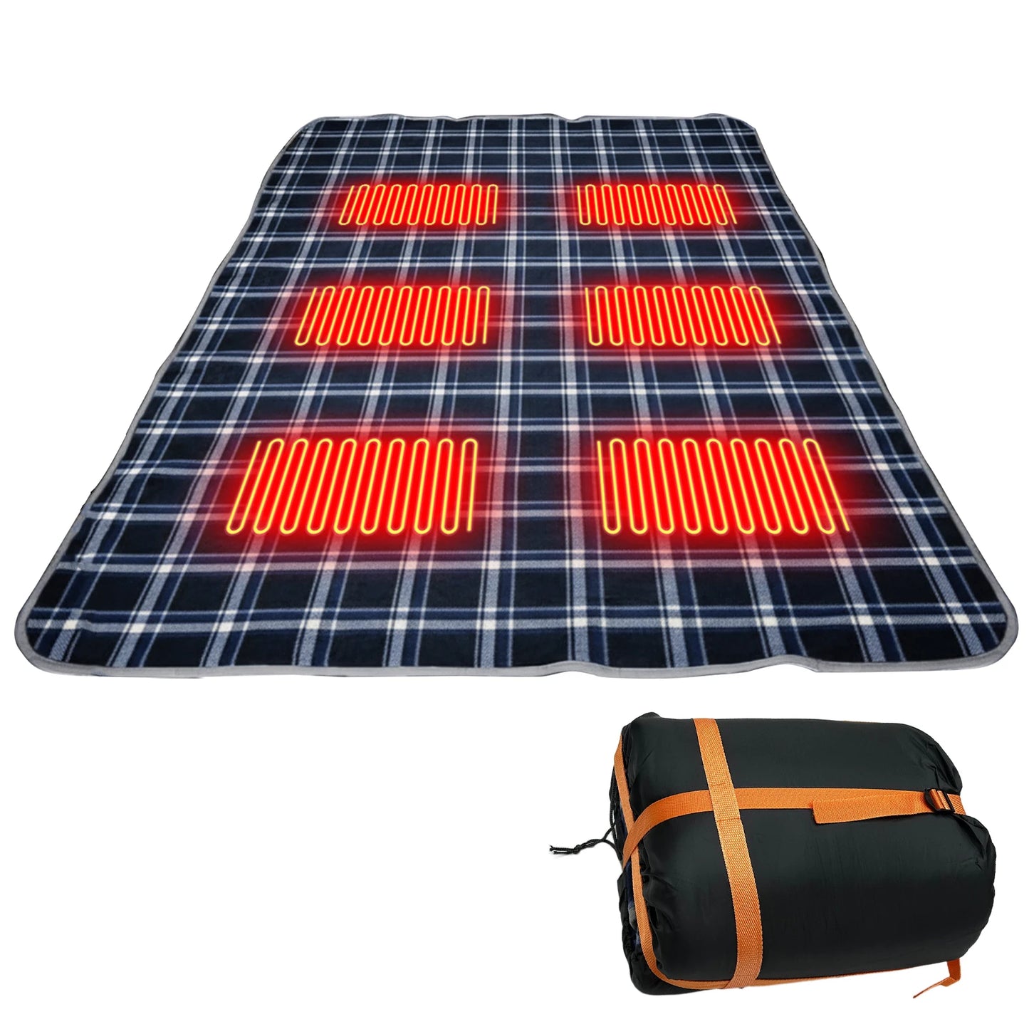 USB Heating Sleeping Mat 3 Adjustable Temperature Portable