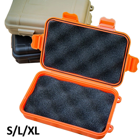 S/L/XL Size Outdoor Plastic Waterproof Sealed Survival Box