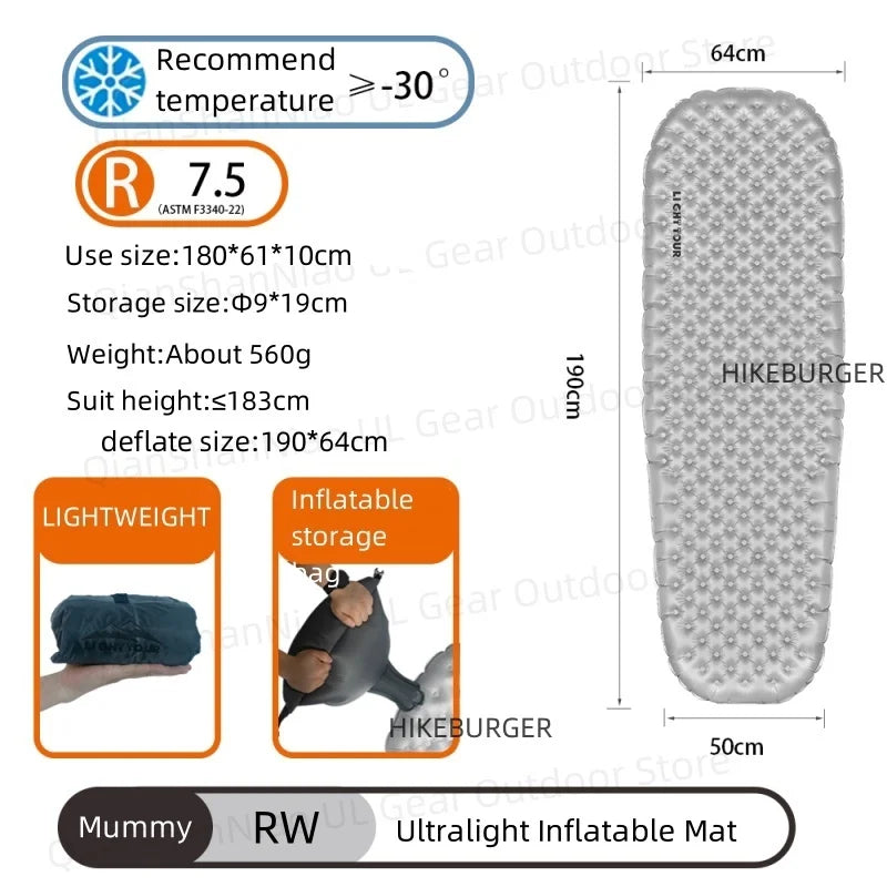 Outdoor Camping Sleeping Inflatable Mat