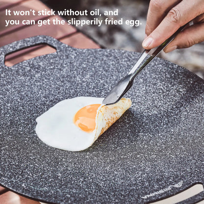30CM Outdoor BBQ Grill Pan Non Stick Stovetop