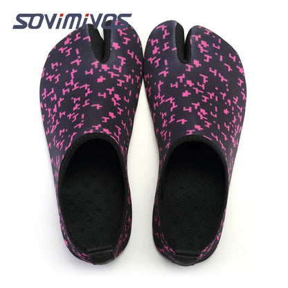 Outdoor Men and Women 2 Toes Walking Hiking Shoes Aqua Shoes