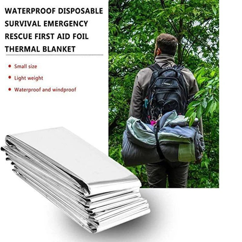 Emergency Blanket Mylar Thermal Outdoor Survival