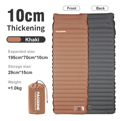 Outdoor Thicken Camping Mattress Ultralight Self-inflating
