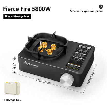Camping Gas Stove 5800W High Firepower