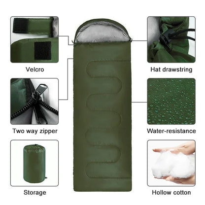 Camping Sleeping Bag Ultralight Waterproof