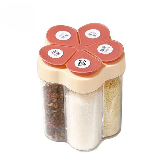 Transparent Camping Spice Jar with Lids, 1PC