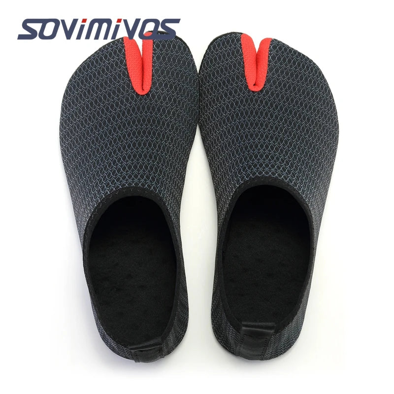 Outdoor Men and Women 2 Toes Walking Hiking Shoes Aqua Shoes