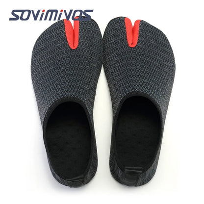 Outdoor Men and Women 2 Toes Walking Hiking Shoes Aqua Shoes