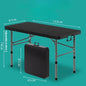 Portable Camping Rectangular Folding Adjustable Height Table