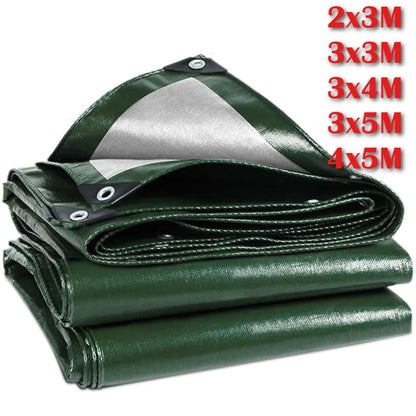 Large PE Tarpaulin Waterproof Sheet Cover with Reinforced Grommets