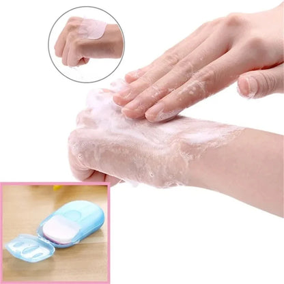 Portable Soap Paper Disposable