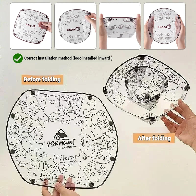 Outdoor Folding Lightweight Tableware