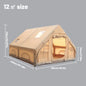 Inflatable camping tent 4-8 people with windows