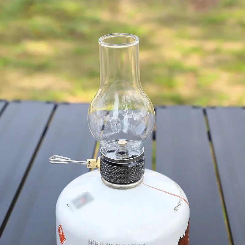 Camping Lamp Portable Gas Candle Light
