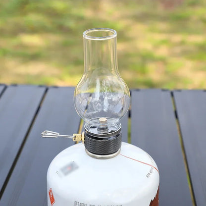 Camping Lamp Portable Gas Candle Light