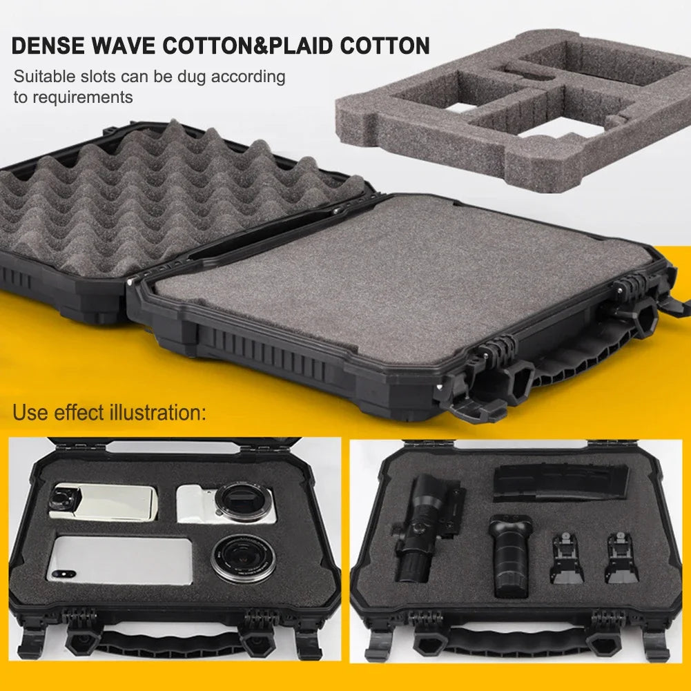 Hard Shell Waterproof Dustproof Safety Carrying Storage Case with Foam Padded