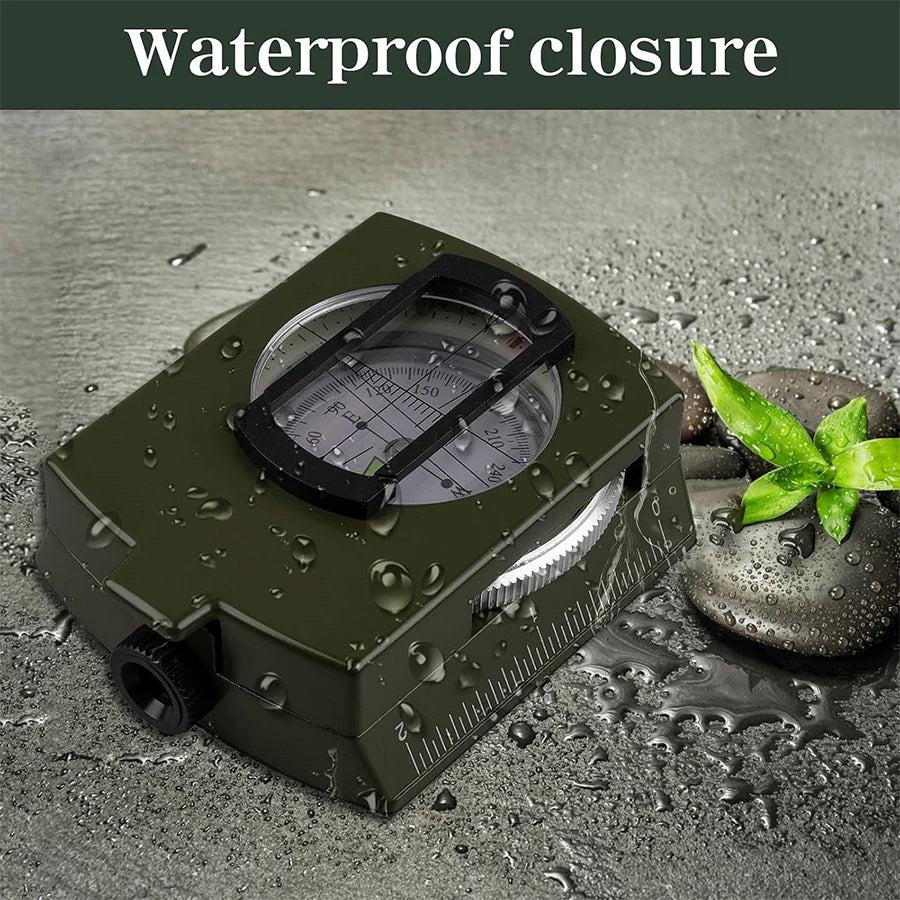 Tactical Survival Compass - Waterproof & Shockproof